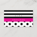 Search for polka dot business cards Stripes