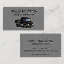 Search for dump truck business cards Trucks