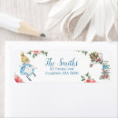 Search for alice in wonderland return address labels Elegant