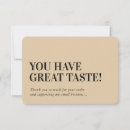 Search for thank you inserts Sophisticated