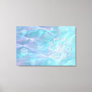 Search for snowflakes canvas prints Light blue