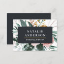 Search for save the date business cards botanical