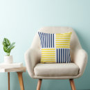 Search for blue and yellow pillows Navy