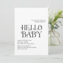 Search for black and white baby shower invitations Elegant