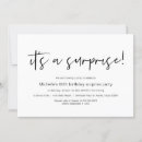 Search for secret party invitations Black and white