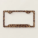 Search for leopard license plate frames Nature