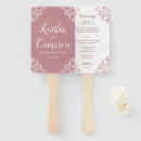 Search for dusty rose wedding programs Vintage