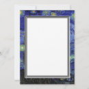 Search for van gogh starry night invitations Vincent