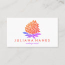 Search for purple flowers business cards Makeup artist