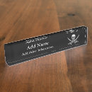 Search for skull name plates Skull and crossbones