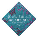 Search for inspirational quote graduation cap toppers She believed she could
