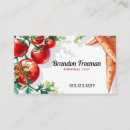 Search for fresh produce business cards Food