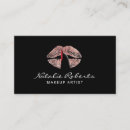 Search for lipstick business cards Makeup artist