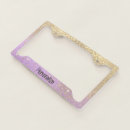 Search for purple lavender license plate frames Girly