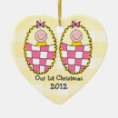 Search for twins first ornaments Our 1st christmas