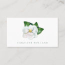 Search for magnolia flower business cards Watercolor