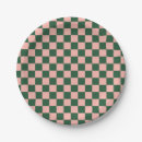 Search for pink plaid plates Green
