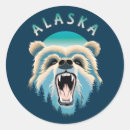 Search for alaska stickers Grizzly bear