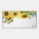 Search for sunflower mousepads Watercolor