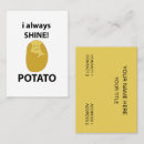 Search for potato business cards Vegetable