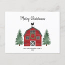 Search for red barn christmas cards Country