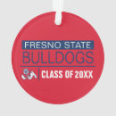 Search for bulldog ornaments Fresno state alumni