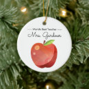 Search for preschool teacher ornaments Kindergarten