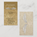 Search for angel wings business cards Illustration