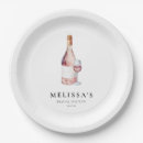 Search for bachelorette plates Blush pink