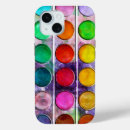 Search for paint palette iphone cases Rainbow