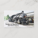 Search for railroad business cards Locomotive