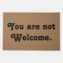 Search for funny go away doormats Sarcastic
