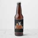 Search for vintage beer labels Halloween