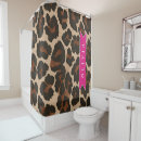 Search for pink leopard shower curtains Initial