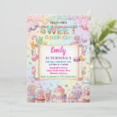 Search for rainbow candy land invitations Donuts