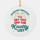 Search for massage therapist ornaments Masseuse