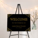 Search for vintage wedding posters Black and gold