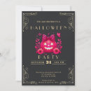 Search for hot pink black gold invitations Simple
