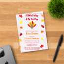 Search for turkey baby shower invitations Fall