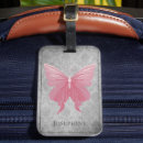 Search for butterfly luggage tags Pink