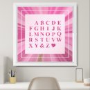 Search for pink alphabet letter posters Letters