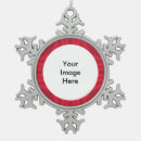 Search for snowflake frame ornaments Red