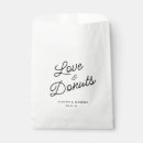 Search for donut wedding favor bags Rustic