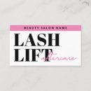 Search for eyelash business cards Modern