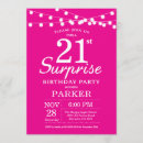 Search for hot pink 21st birthday invitations Twenty first birthday