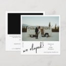 Search for rustic elopement invitations Newlyweds