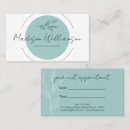 Search for spa appointment cards Massage therapist