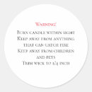 Search for warning labels White