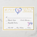 Search for gold foil rsvp cards White