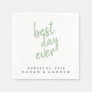 Search for best day ever napkins Reception